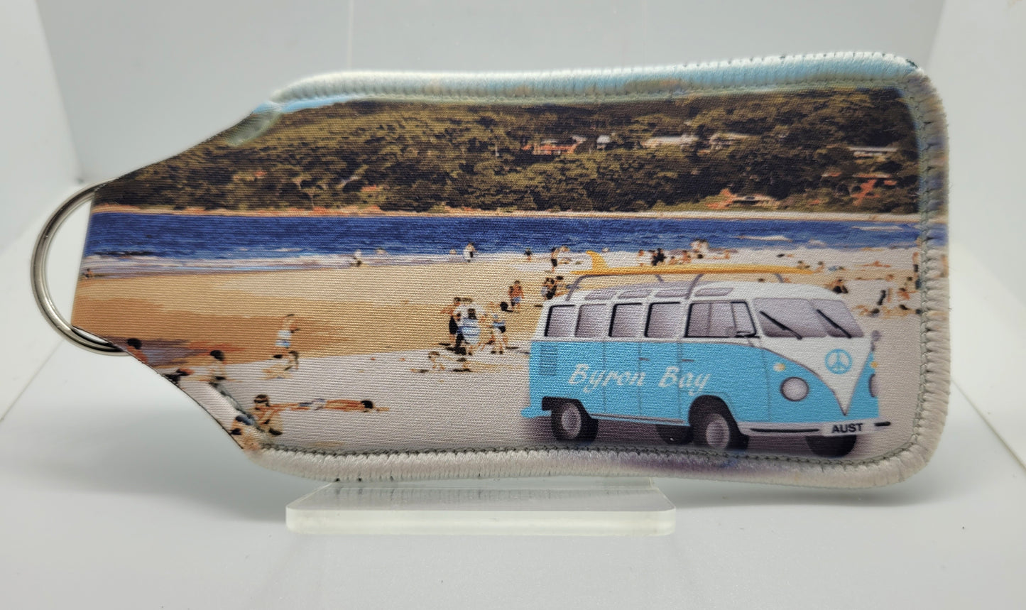 Byron Bay Neoprene Keyrings