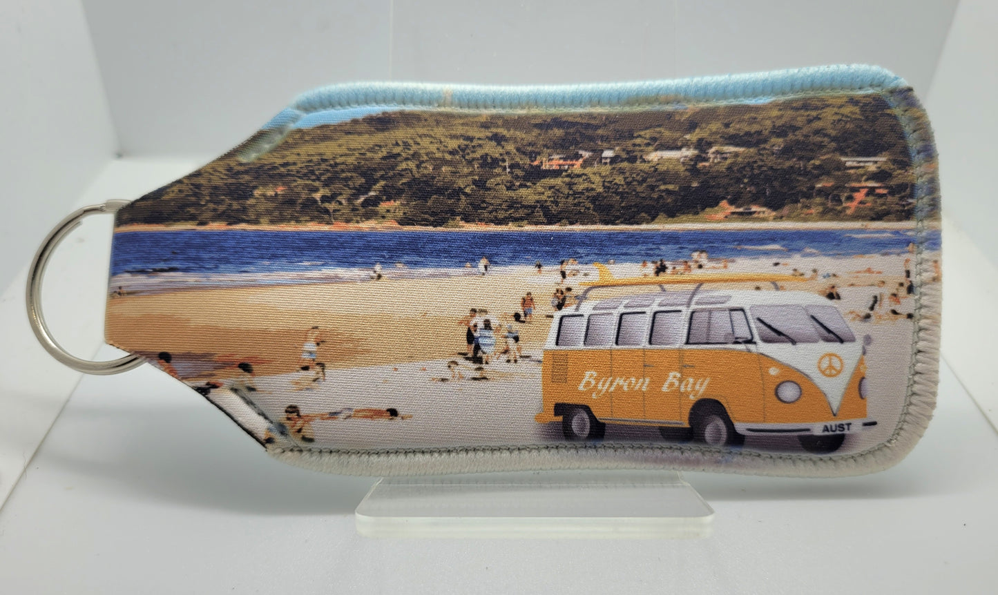Byron Bay Neoprene Keyrings