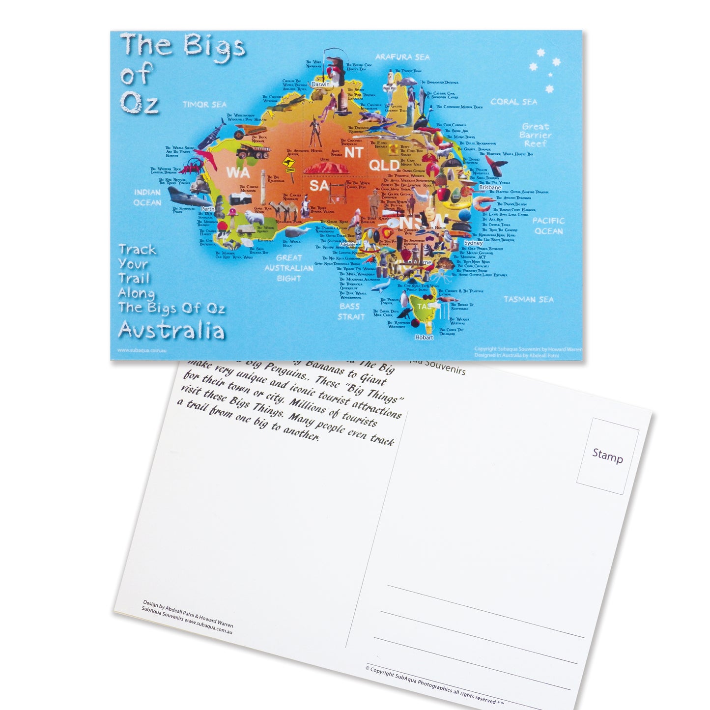 Big Things Of Oz postcard