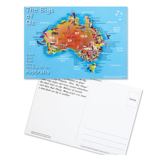 Big Things Of Oz postcard